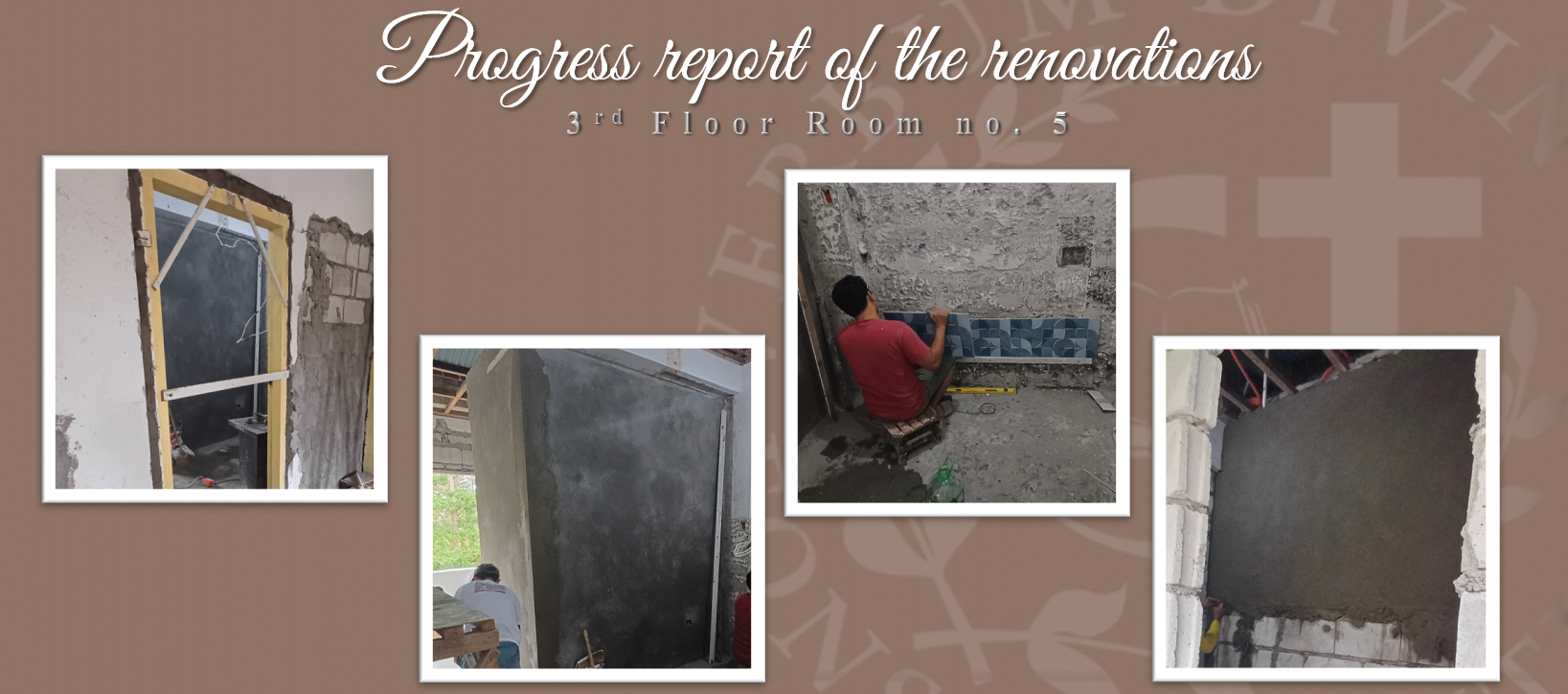 Progress report on the Renovations (3rd Floor Room no. 5)